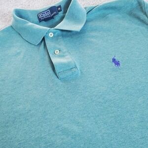 Polo by Ralph Lauren Men's Polo Shirt Green Short Sleeve Size Medium
